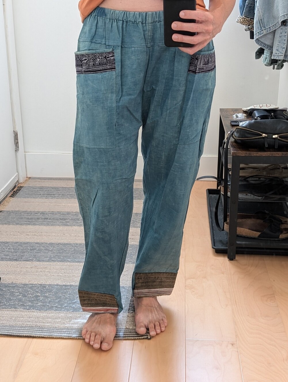 Handmade Low Rise Pants